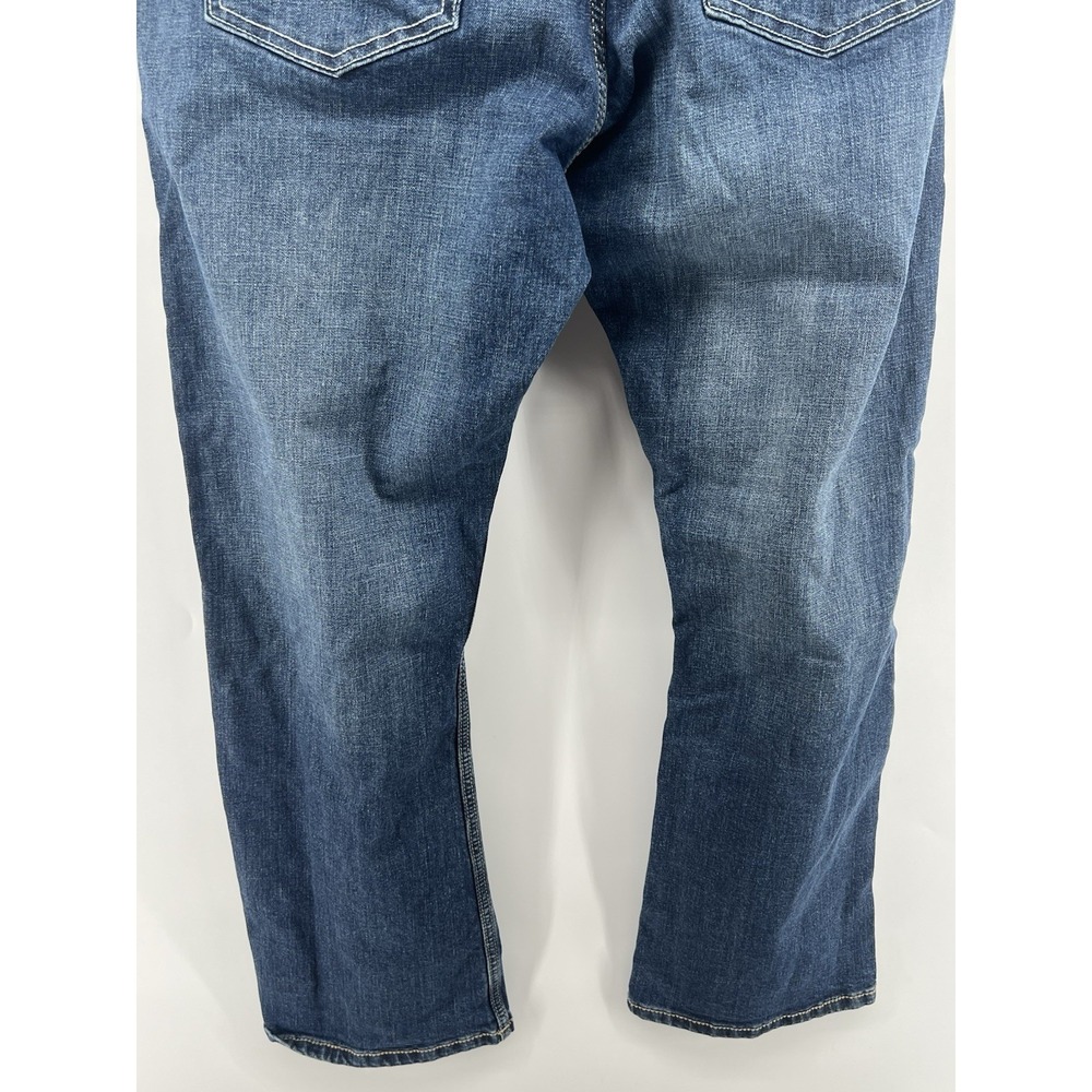 Wrangler Retro Slim Boot Jeans Tagged 38/34 Actual 40/33 Mid Wash Cowboy - Picture 6 of 7